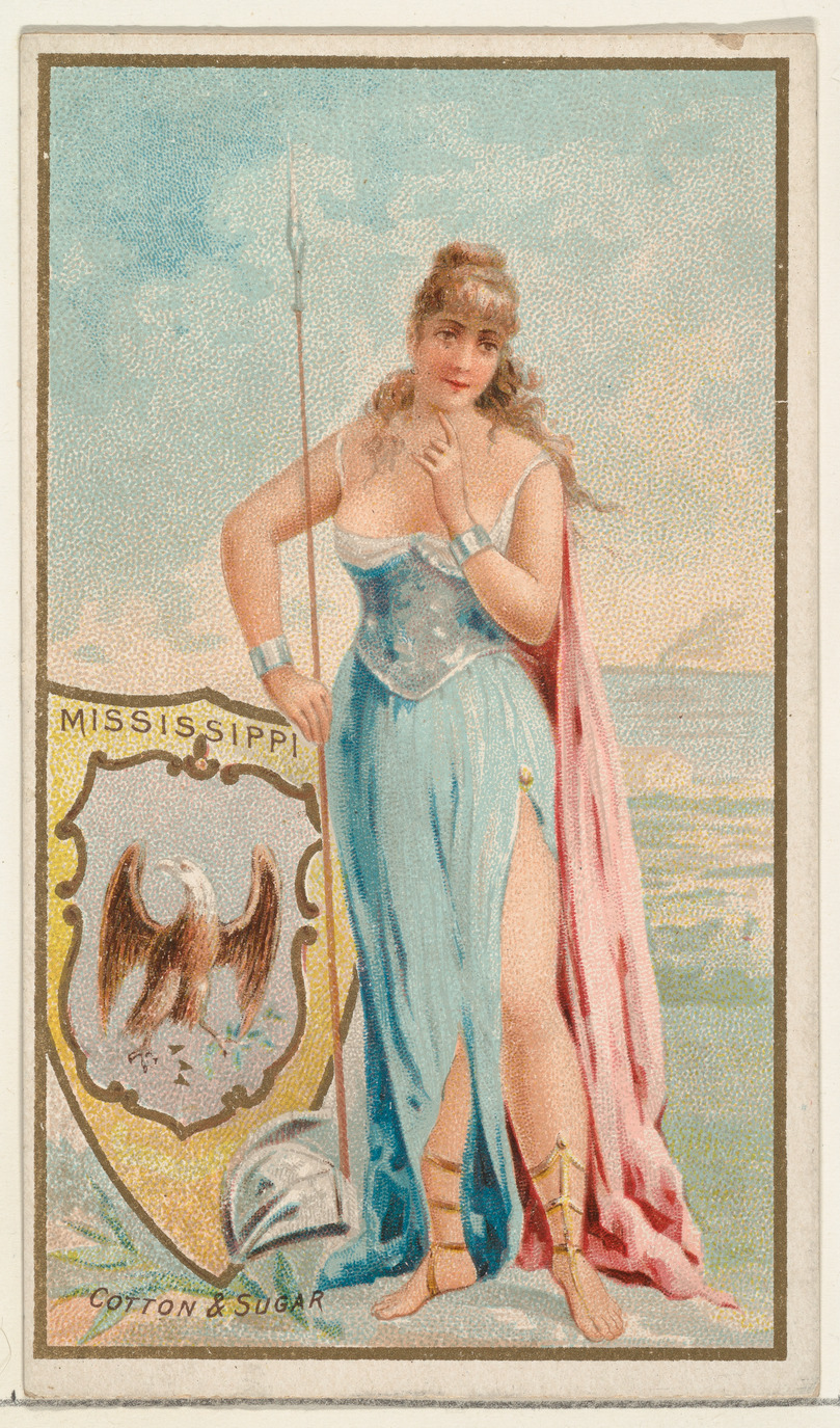Mississippi, from the Industries of States series (N117) issued by Duke Sons & Co. to promote Honest Long Cut Tobacco by W. Duke, Sons & Co.