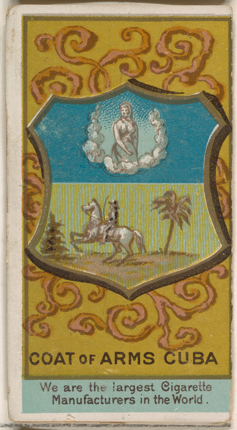 W. Duke, Sons & Co., Marta, Queen of Spain, from the Rulers, Flags, and Coats of Arms series (N126-2) issued by W. Duke, Sons & Co.