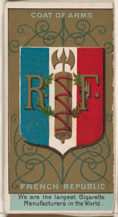 W. Duke, Sons & Co., President Sadi-Carnot of France, from the Rulers, Flags, and Coats of Arms series (N126-2) issued by W. Duke, Sons & Co.