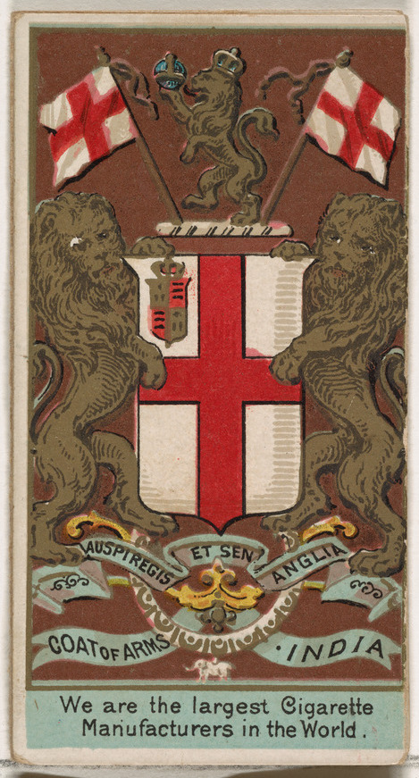 W. Duke, Sons & Co., Takore Sahib of Morvi, India, from the Rulers, Flags, and Coats of Arms series (N126-2) issued by W. Duke, Sons & Co.