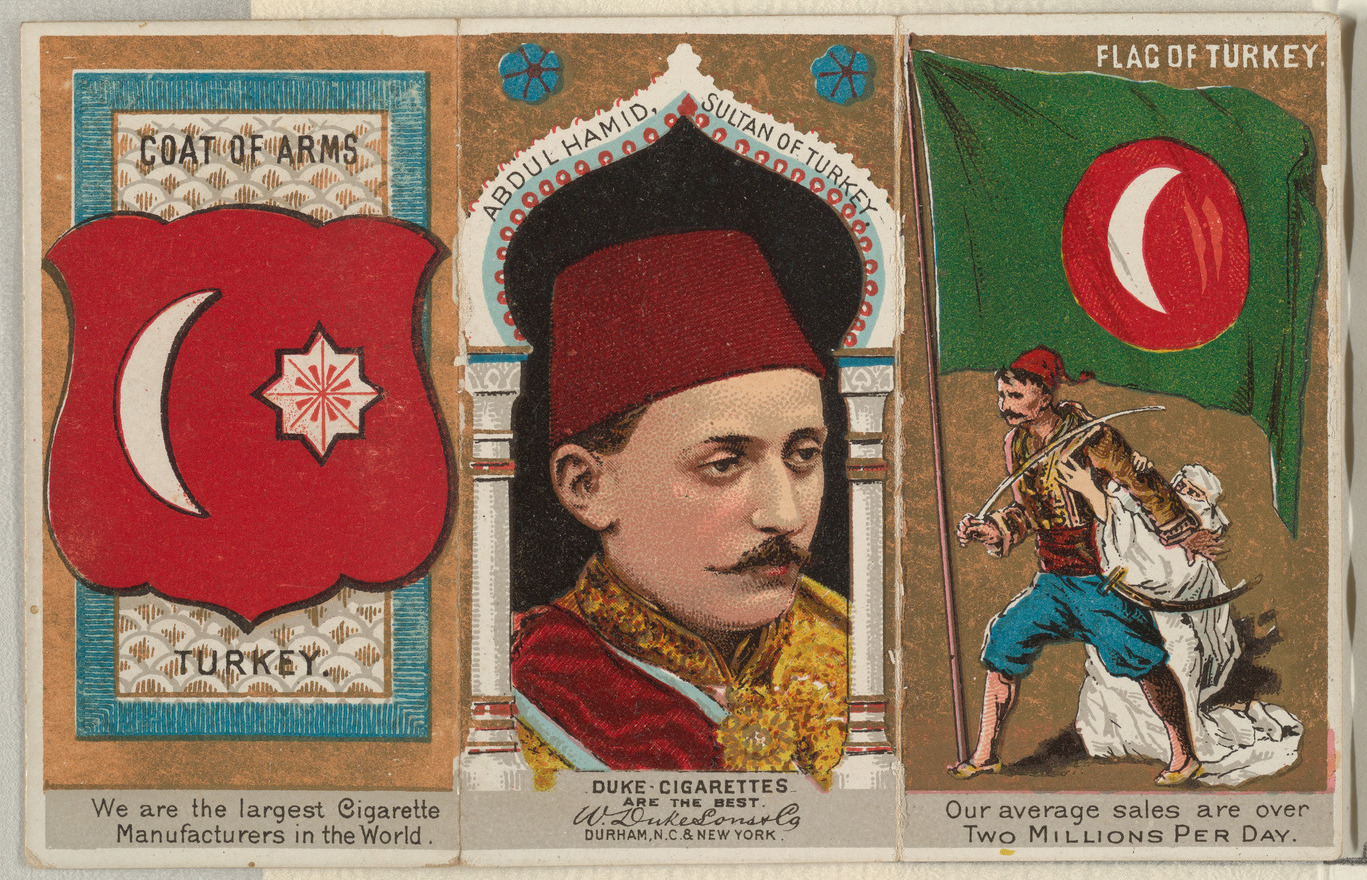 Issued by W. Duke, Sons & Co. | Abdul Hamid, Sultan of Turkey, from the ...