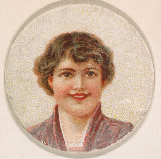Kinney Brothers Tobacco Company, Portrait of woman, from the Novelties series (N228, Type 1) issued by Kinney Bros.