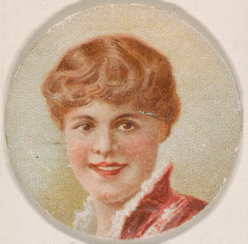 Kinney Brothers Tobacco Company, Portrait of woman, from the Novelties series (N228, Type 1) issued by Kinney Bros.