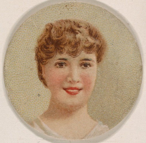 Kinney Brothers Tobacco Company, Portrait of woman, from the Novelties series (N228, Type 1) issued by Kinney Bros.
