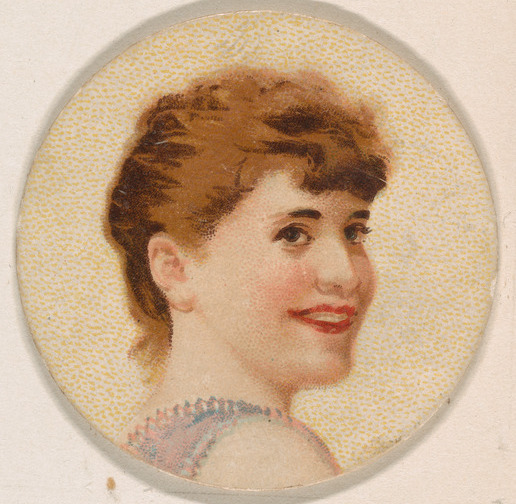 Kinney Brothers Tobacco Company, Portrait of woman, from the Novelties series (N228, Type 1) issued by Kinney Bros.