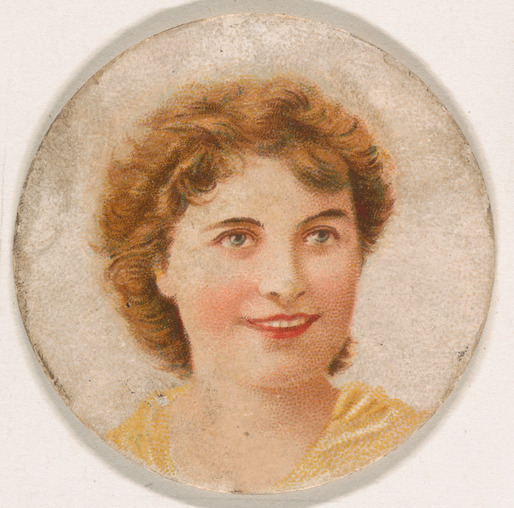 Kinney Brothers Tobacco Company, Portrait of woman, from the Novelties series (N228, Type 1) issued by Kinney Bros.