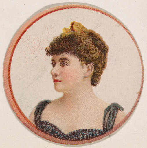 Kinney Brothers Tobacco Company, Portrait of woman, from the Novelties series (N228, Type 2) issued by Kinney Bros.