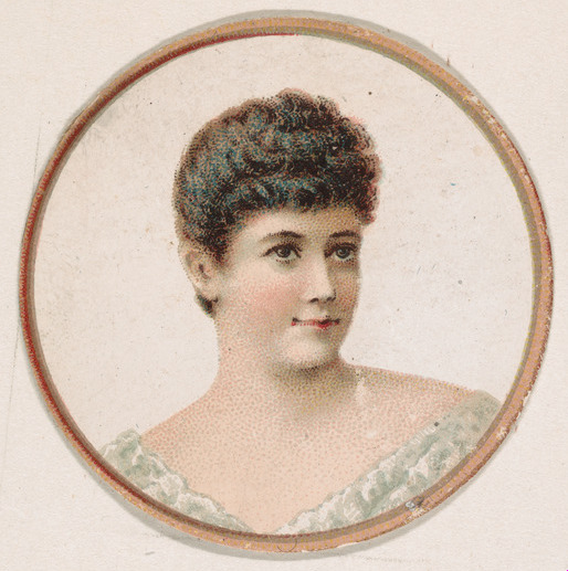Kinney Brothers Tobacco Company, Portrait of woman, from the Novelties series (N228, Type 2) issued by Kinney Bros.