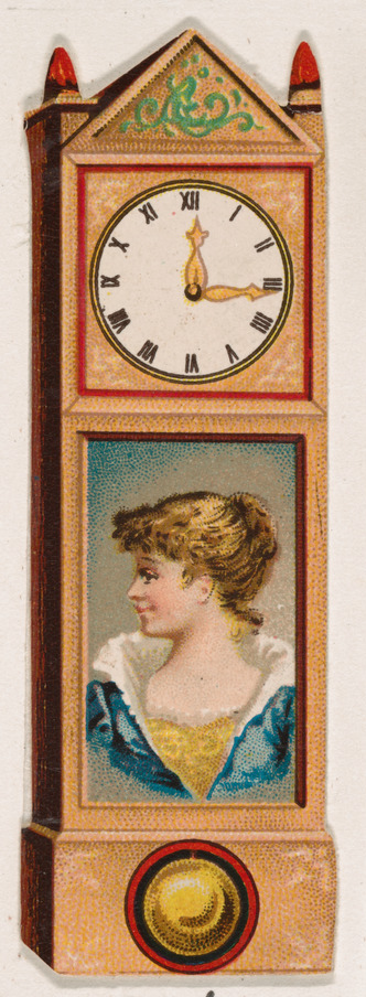 Clock, from the Novelties series (N228, Type 3) issued by Kinney Bros.