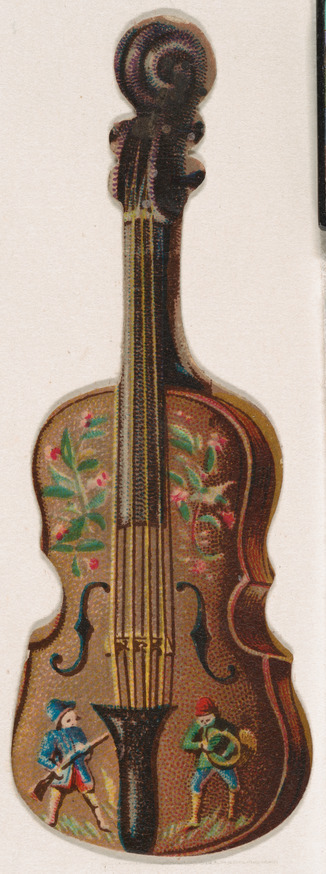 Issued by Kinney Brothers Tobacco Company | Violin, from the Novelties ...