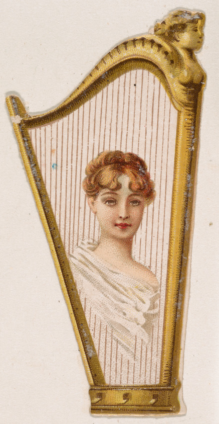Harp, from the Novelties series (N228, Type 4) issued by Kinney Bros.