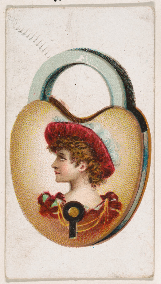 Padlock, from the Novelties series (N228, Type 5) issued by Kinney Bros.