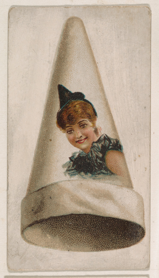Clown's cap, from the Novelties series (N228, Type 5) issued by Kinney Bros.