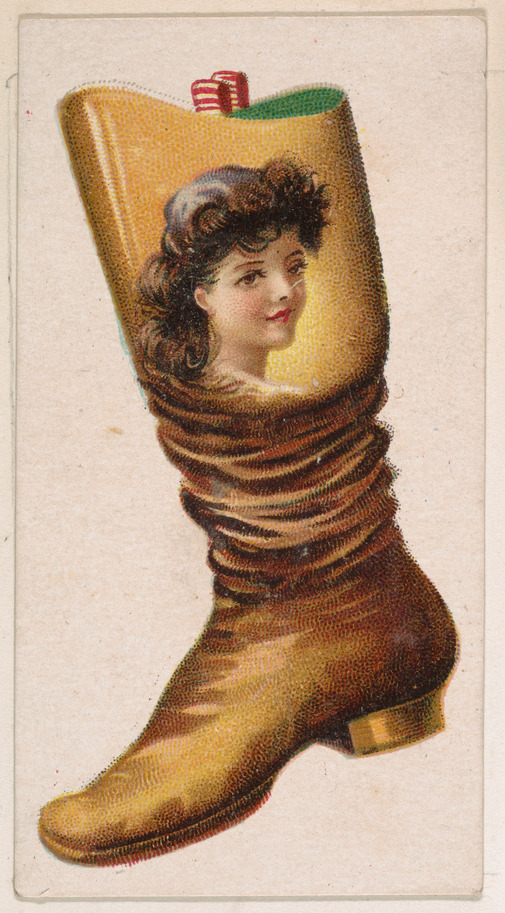 Boot, from the Novelties series (N228, Type 5) issued by Kinney Bros.