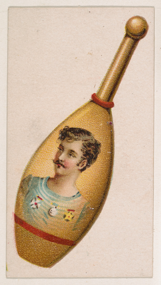 Indian club, from the Novelties series (N228, Type 5) issued by Kinney Bros.
