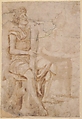 Circle of Andrea Mantegna | Seated Man Holding a Club or Other ...