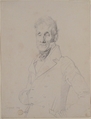 Portrait of a Man, Jean Auguste Dominique Ingres (19th century), Graphite