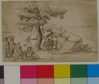 A Bivouac, In the manner of Jacques Callot (French, Nancy 1592–1635 Nancy), Pen and brown ink