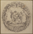 The Drunken Silenus, After Annibale Carracci (Italian, Bologna 1560–1609 Rome), Engraving on Silver