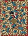 Design for a Makeup or Perfume Box, Anonymous, French, 20th century, Graphite and gouache