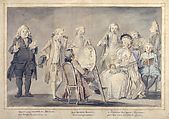 attributed to Pietro Antonio Novelli | Satirical drawing