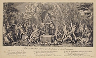 The Fête of Bacchus, Claude Gillot (French, Langres 1673–1722 Paris), Etching and engraving, fifth state