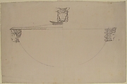 Design for an Empire Covered Dish, Anonymous, French, 19th century, Pen and black ink