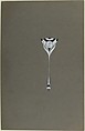 Design for a Pendant (or Hairpin?), Firm of Fernand Chardon (French, active ca. 1925), Gouache over graphite