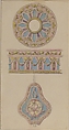 Design for a Snuff Box, Attributed to Pierre Moreau (French, 1722–1798 Paris), Pen and gray ink with brush and rose, yellow, violet, blue and green wash