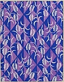 Fabric Design with Diamond Pattern, Attributed to Paul Poiret (French, Paris 1879–1944 Paris), Gouache and stencil over graphite