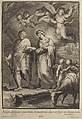 The Flight into Egypt, Francesco Polanzani (Italian, Noale near Venice 1700–after 1783 Venice (?)), Engraving