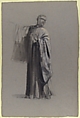 Drapery Study for a Cleric (lower register); verso:  Sleeve of a Cleric; (studies for wall paintings in the Chapel of Saint Remi, Sainte-Clotilde, Paris, 1858), Isidore Pils (French, Paris 1813/15–1875 Douarnenez), Black chalk, stumped, heightened with white chalk, on gray paper (recto); black chalk (verso)