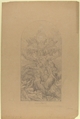 Purgatory, Jules-Eugène Lenepveu (French, Angers 1819–1898 Paris), Graphite, heightened with white, on beige paper