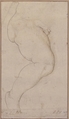Study of the Right Leg of a Male Child, Attributed to Raphael (Raffaello Sanzio or Santi) (Italian, Urbino 1483–1520 Rome), Pen and brown ink over black chalk and stylus underdrawing
