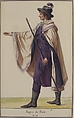 A Justice of the Peace, Jean François Léonor Mérimée (French, Broglie 1757–1836 Paris), Pen and gray ink with watercolor, over a black chalk underdrawing