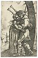 The Bagpiper and his Mistress, Sebald Beham  German, Etching