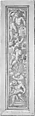 Two Pilaster with White Putti on Tan Ground, Giovanni Mauro della Rovere (Italian, Milan ca. 1575–ca. 1640 Milan (?)), Pen and brown ink, brush and brown wash, highlighted with white, over traces of black chalk, on beige paper