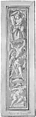 Two Pilaster with White Putti on Tan Ground, Giovanni Mauro della Rovere (Italian, Milan ca. 1575–ca. 1640 Milan (?)), Pen and brown ink, brush and brown wash, highlighted with white, over traces of black chalk, on beige paper