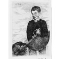 The Urchin, Edouard Manet (French, Paris 1832–1883 Paris), Etching, final state (II) in brown ink on laid white paper