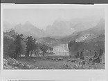 The Rocky Mountains, Lander's Peak, James Smillie (American, Edinburgh 1807–1885 Poughkeepsie, New York), Hand-colored steel plated etching and engraving