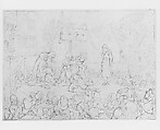 Revelation of the Scarlet Letter, from Nathaniel Hawthorne's "The Scarlet Letter", Felix Octavius Carr Darley (American, Philadelphia, Pennsylvania 1822–1888 Claymont, Delaware), Pen and black ink over graphite