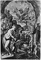 Venus in the Forge of Vulcan, Anonymous, German, 17th century, Pen and black ink, gray wash, heightened with white (partially oxidized)