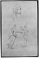 Sketchbook, Italy, Sir Joshua Reynolds (British, Plympton 1723–1792 London), Graphite, black chalk, pen and brown ink