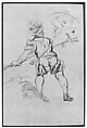 Sketchbook, Italy, Sir Joshua Reynolds (British, Plympton 1723–1792 London), Graphite, black chalk, pen and brown ink