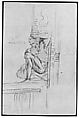 Sketchbook, Italy, Sir Joshua Reynolds (British, Plympton 1723–1792 London), Graphite, black chalk, pen and brown ink