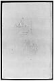 Sketchbook, Italy, Sir Joshua Reynolds (British, Plympton 1723–1792 London), Graphite, black chalk, pen and brown ink