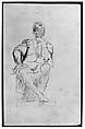 Sketchbook, Italy, Sir Joshua Reynolds (British, Plympton 1723–1792 London), Graphite, black chalk, pen and brown ink