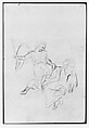 Sketchbook, Italy, Sir Joshua Reynolds (British, Plympton 1723–1792 London), Graphite, black chalk, pen and brown ink