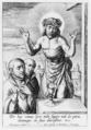 Christ as a Fountain, with Two Jesuits, Hieronymus (Jerome) Wierix Netherlandish, Engraving