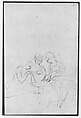 Sketchbook, Italy, Sir Joshua Reynolds (British, Plympton 1723–1792 London), Graphite, black chalk, pen and brown ink